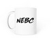 Mascot Mug, a White Coffee Mug (back-view)