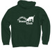 TRP Scent Club Hoodie, a Forest Green Pullover Hoodie (back-view)