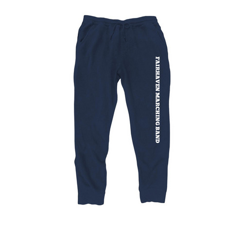 FMB Pants, a Classic Navy Midweight Fleece Joggers