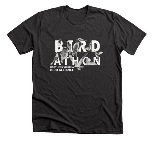 NVBA Birdathon - Light&nbsp;, a Dark Grey Heather Premium Unisex Tee