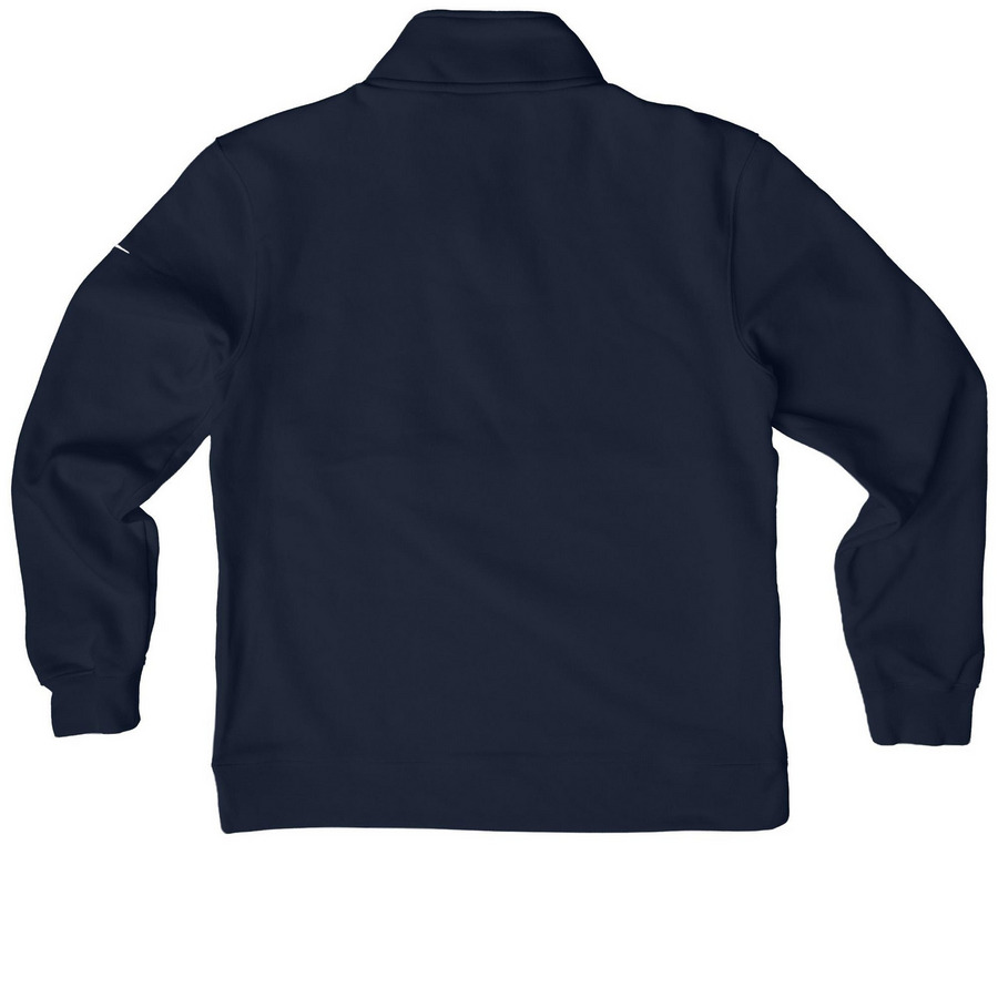 COG Activewear, a Midnight Navy Nike Club Fleece Half Zip Pullover (back-view)