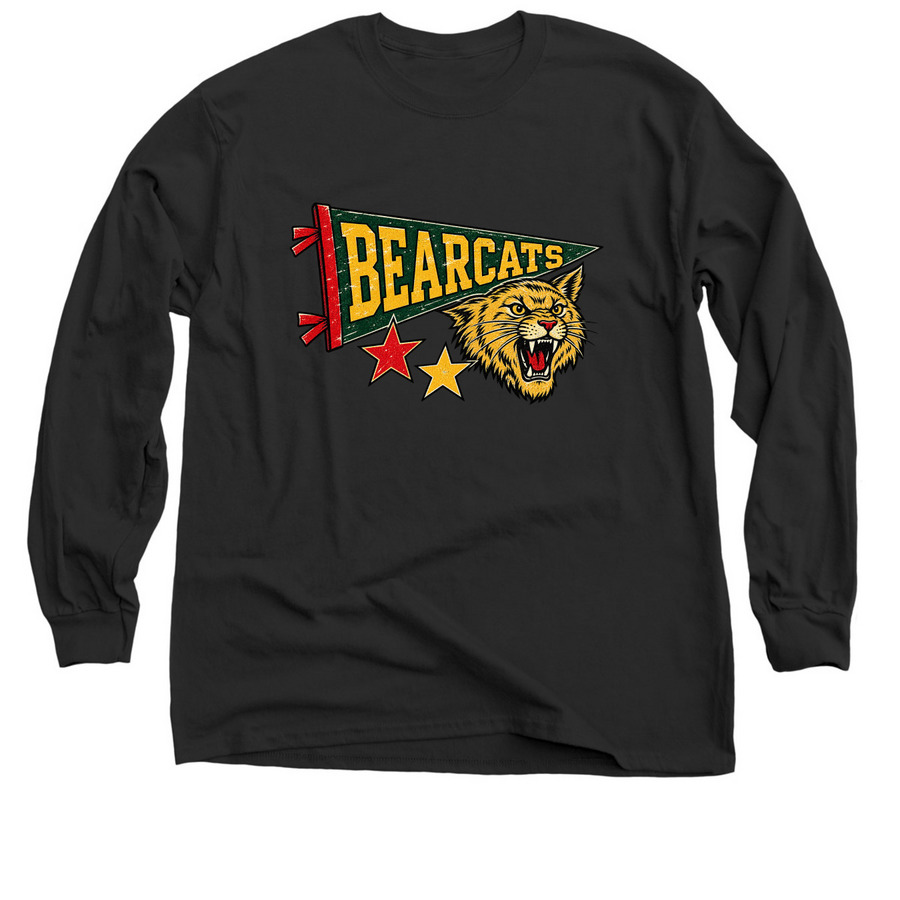 Retro Pendant, a Black Classic Long Sleeve Tee