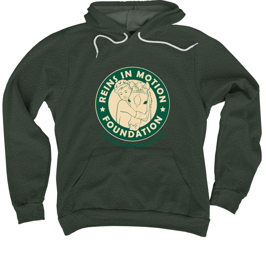 Reins In Motion Apparel&nbsp;, a Heather Forest Premium Pullover Hoodie