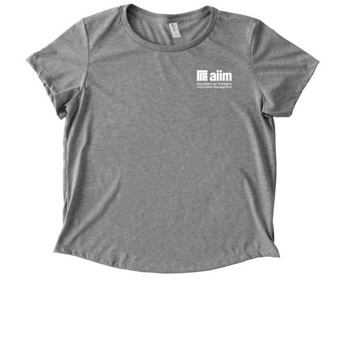 Data Diva Women's T-Shirt, a Aluminum Grey Allmade Eco Triblend Women?s Scoop Neck Tee
