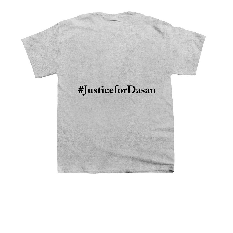 The Dasan Jones Foundation&nbsp;, a Sport Grey Youth Unisex Tee (back-view)