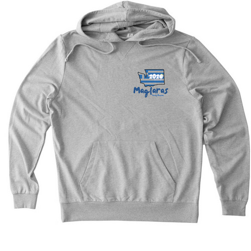 Maglaras Hoodie, a Granite Grey Heather Allmade Organic French Terry Pullover Hoodie