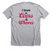 Coors & whores&nbsp;, a Athletic Heather Premium Unisex Tee (back-view)