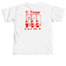 C TROOP OPS CHECK, a White Comfort Colors Unisex Tee (back-view)