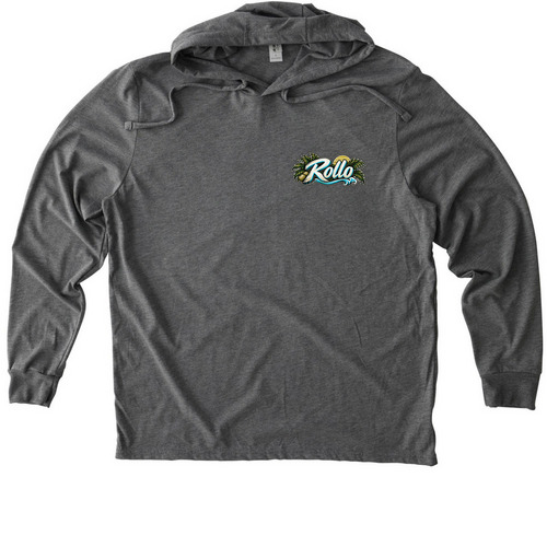 Playgirl Rollo&nbsp;, a Aluminum Grey Allmade Eco Triblend Hoodie Tee
