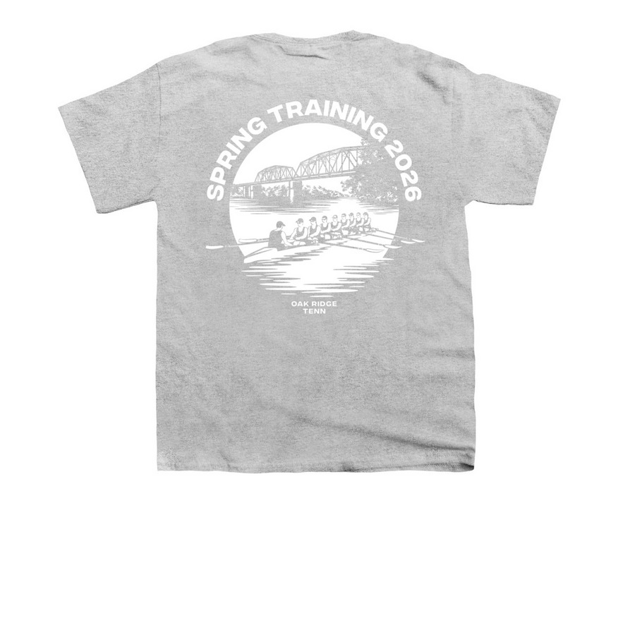 Oak Ridge, TN Spring Training 2026, a Sport Grey Youth Unisex Tee (back-view)