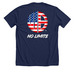 World Cup - USA, a Solid Navy Blend Premium Unisex Tee (back-view)