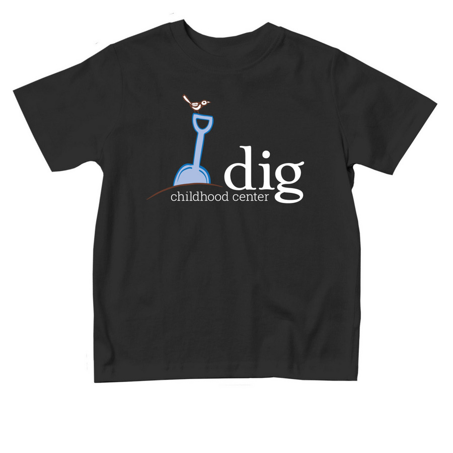 DIG Toddler Shirts - Classic Logo, a Black Toddler Tee