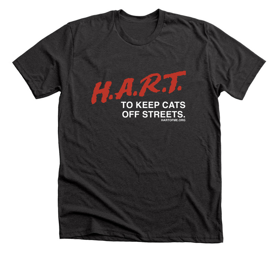 H.A.R.T Dare Shirt, a Dark Grey Heather Premium Unisex Tee