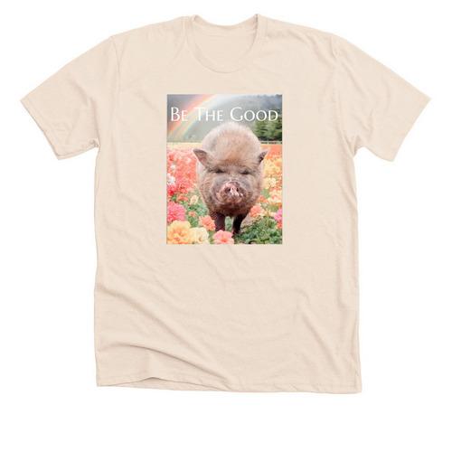 Be The Good, a Heather Soft Cream Premium Unisex Tee