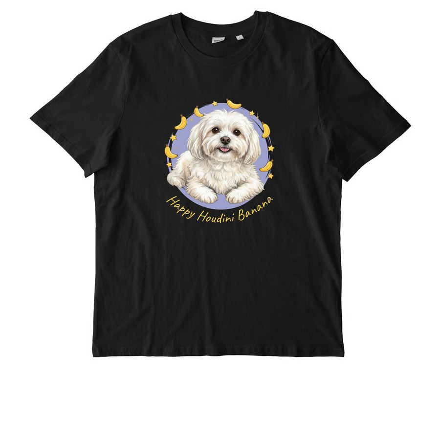 Happy Houdini Banana, a Black Stanley/Stella Unisex Creator 2.0 Tee