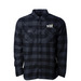 Pocket Logo Bonanza, a Charcoal Heather/ Black Unisex Flannel Shirt