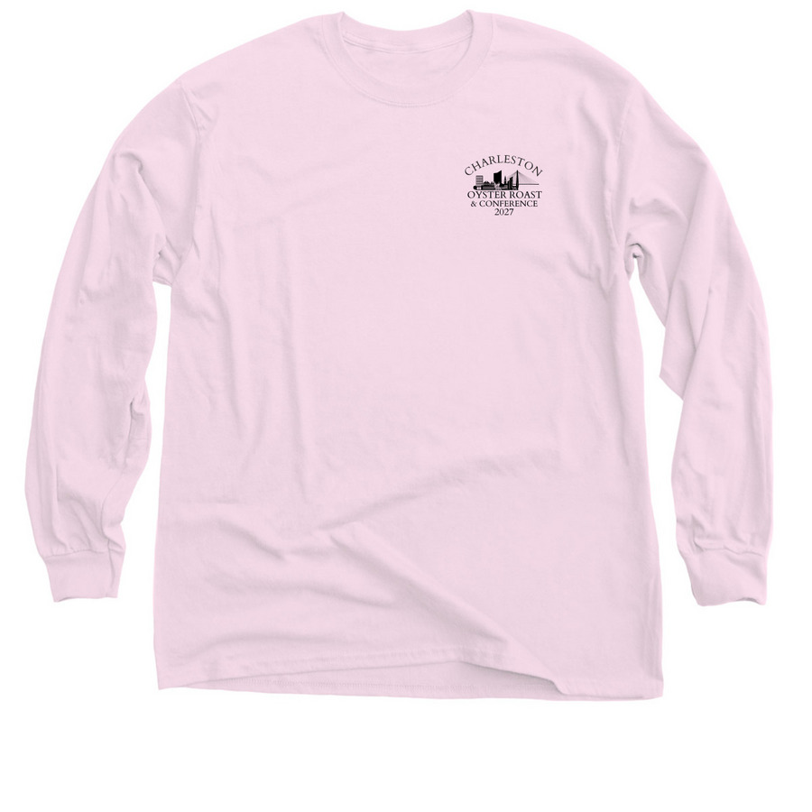 ZERO SHUCKS GIVEN, a Light Pink Classic Long Sleeve Tee