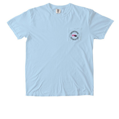 Saving Snouts Pocket Tee, a Chambray Comfort Colors Pocket Tee