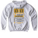 2025-2026 PIFC 2014B Black-WHITE SWEATSHIRT&nbsp;, a White Softstyle Youth Pullover Hoodie (back-view)