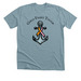 Girls Fight Tough, a Heather Blue Lagoon Premium Unisex Tee