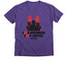 Know Defenders, Know Justice, a Purple Rush Premium V-Neck Tee
