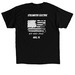 SE Flag, a Black Classic Unisex Tee (back-view)