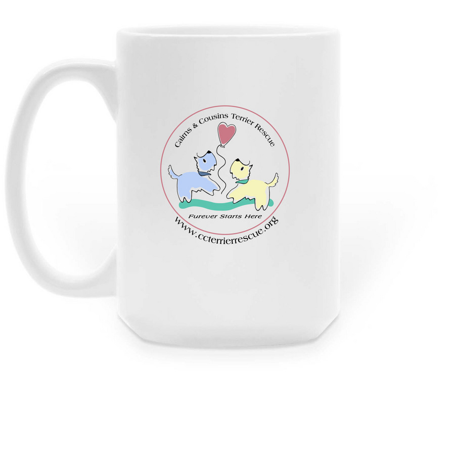 Dara Knot Distinction, a White Large Coffee Mug (back-view)