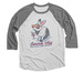 Ohio House Rabbit Rescue Summer Vibes, a Premium Heather and Heather White 3/4 Sleeve Baseball Tee