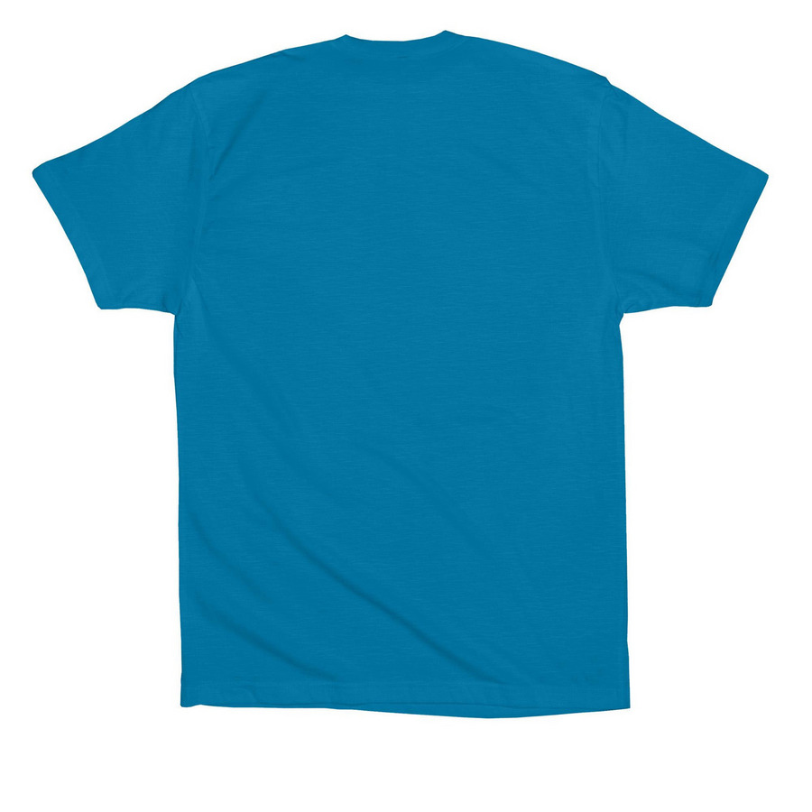 Friends of Lowell Park, a Electric Blue Premium Cotton Tee (back-view)