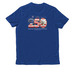 America 250: Home of the Brave & the Bichon, a Andromeda Blue Allmade Organic Cotton Unisex Tee