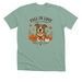 Fall 2026, a Heather Dusty Blue Premium Unisex Tee