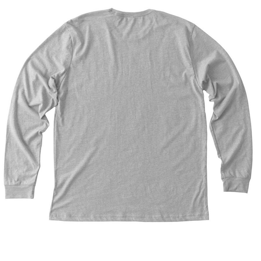 West Harrison Youth Volleyball 2026, a Athletic Heather Premium Long Sleeve Tee (back-view)