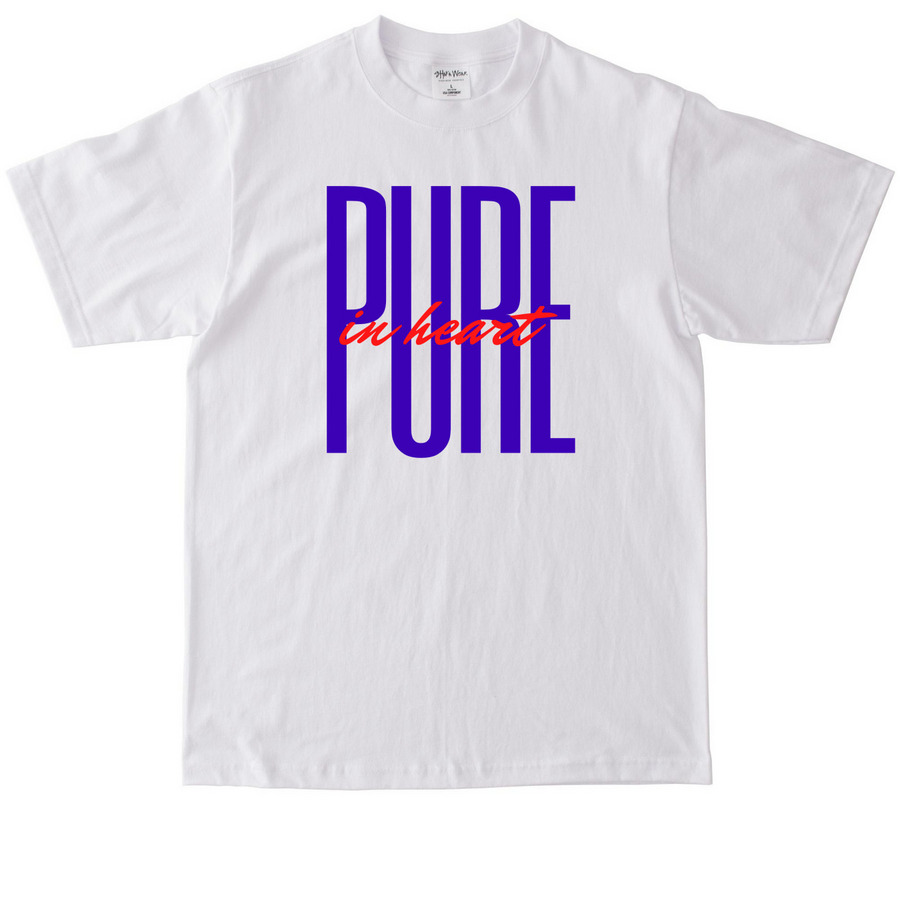 PURE, a White Max Heavyweight Tee
