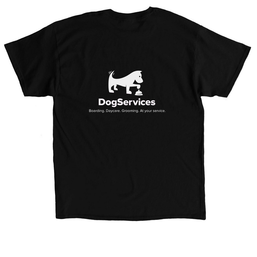 Employee Shirts, a Black Classic Unisex Tee (back-view)