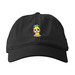 St. Jude: Pineapple Toph- Hats, a Black Printed Eco Baseball Cap