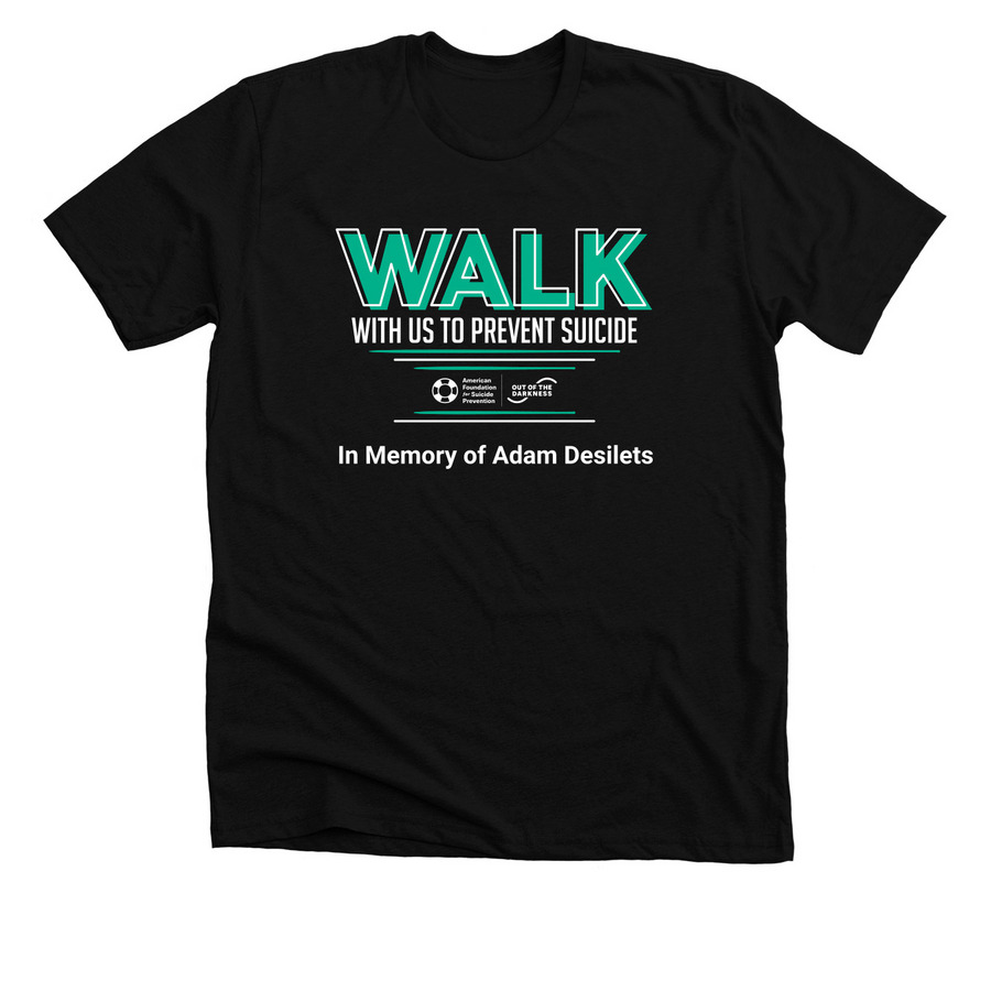 Adam, a Solid Black Blend Premium Unisex Tee