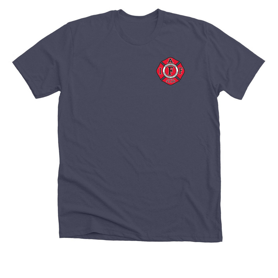 BMPFFA Therapy Dog Fundraiser&nbsp;, a Heather Midnight Navy Premium Unisex Tee