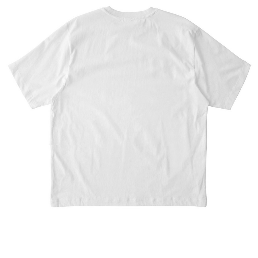Unlucky cancer mom?s club, a White Stanley/Stella Unisex Freestyler Heavyweight Tee (back-view)