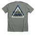 Rock Chapel, a Deep Heather Premium Unisex Tee (back-view)