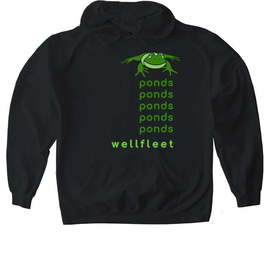 ponds ponds ponds HOODIE, a Black Gildan Softstyle Pullover Hoodie
