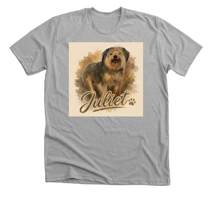Make your wonderful pictures into art, a Athletic Heather Premium Unisex Tee