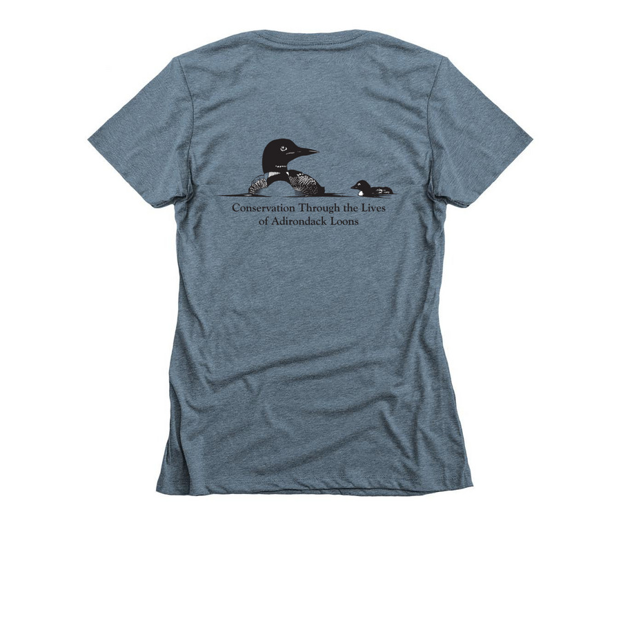 ACLC Official Merch, a Indigo Women's Slim Fit Tee (back-view)