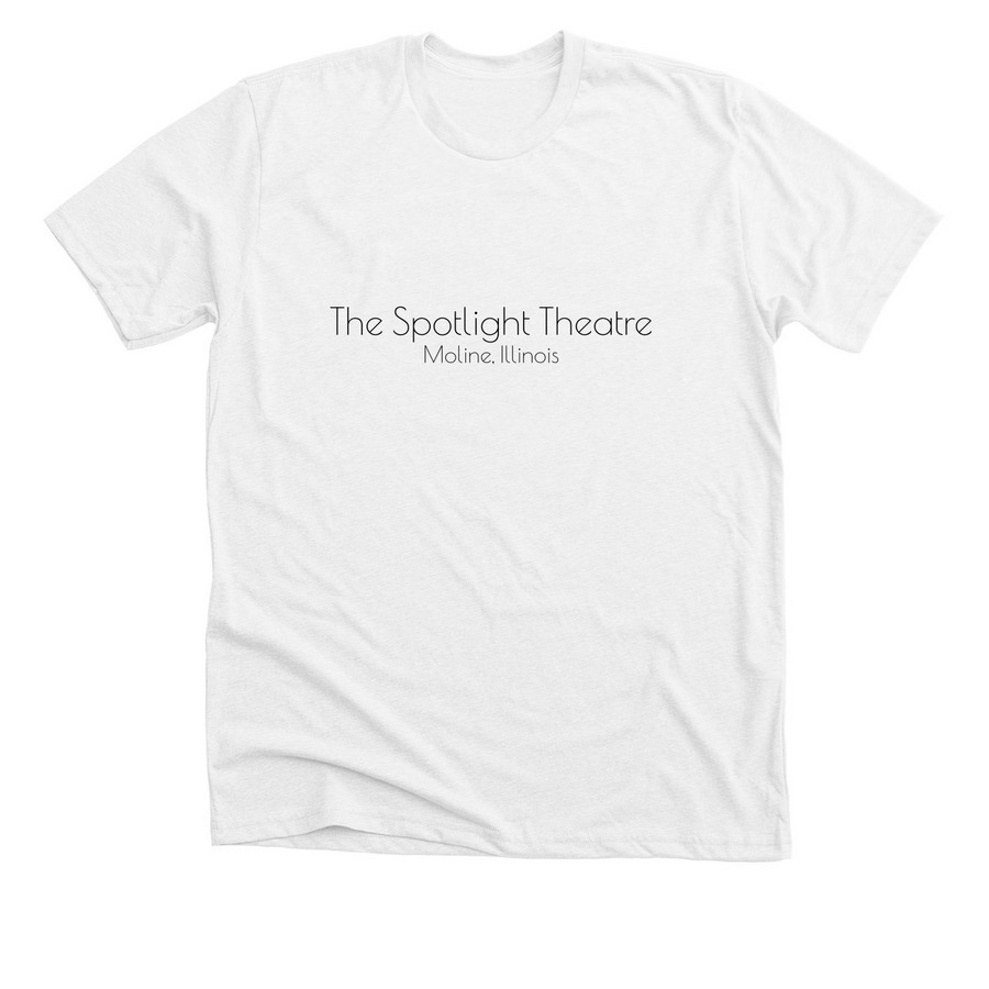 The Spotlight Theatre, a Solid White Blend Premium Unisex Tee