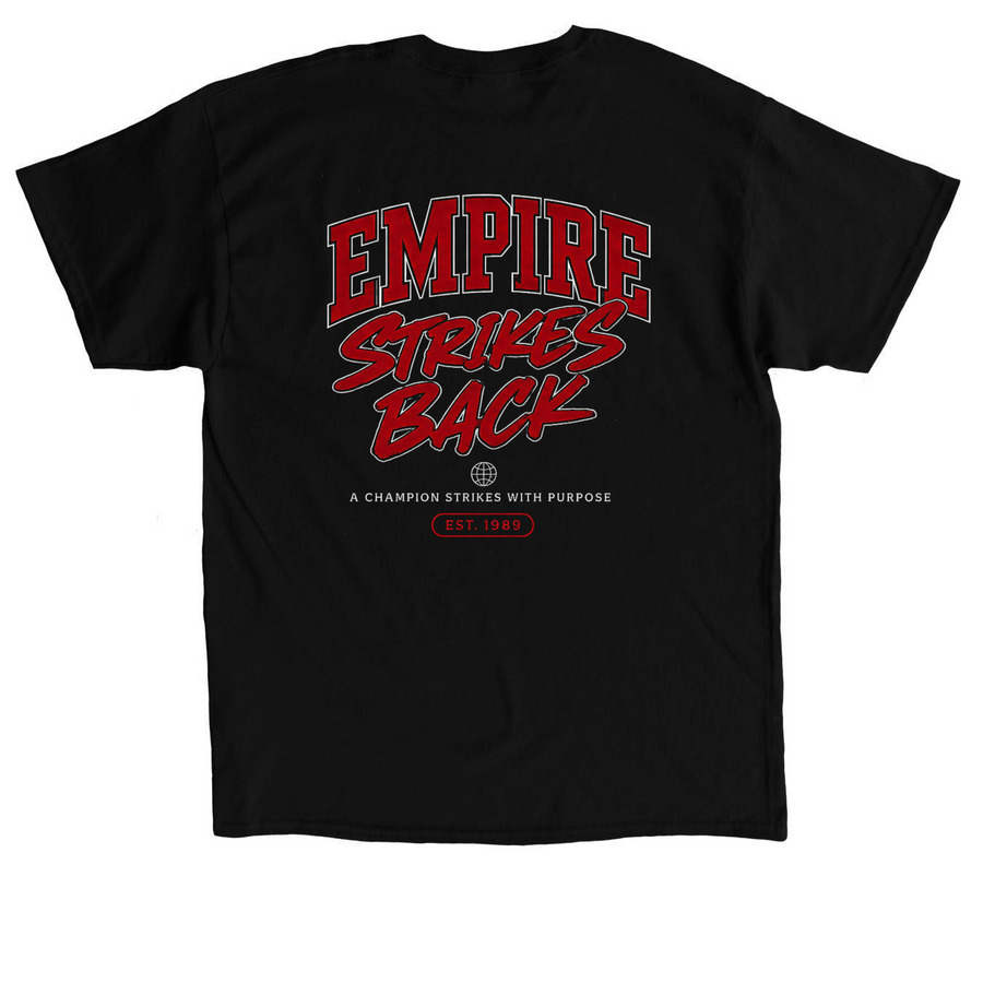 EMPIRE SWP 2, a Black Classic Unisex Tee (back-view)