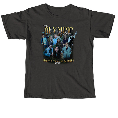 The Olympic Coven 2023, a Pepper Comfort Colors Unisex Tee