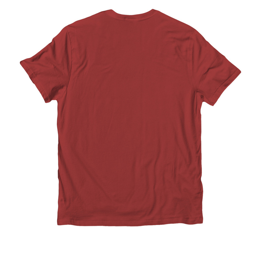 Prison Greyhounds - Eco-friendly C7, a Revolution Red Allmade Organic Cotton Unisex Tee (back-view)