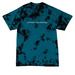 Probably Microdosing Logo Tie Dye Tee&nbsp;, a Black/ Teal Crystal Tie Dye Tee