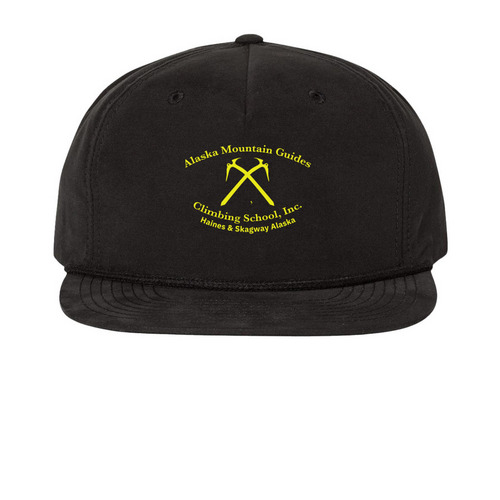 AMGCSI Hats, a Black Printed Umpqua Snapback Cap