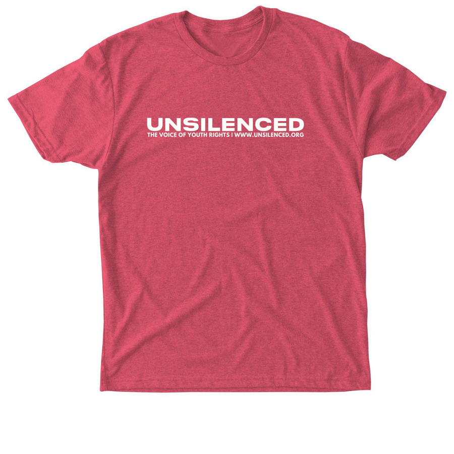 "Accountability Cult Dropout" (WHITE), a Vintage Red Triblend Unisex Tee