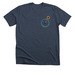 THERE IS JOY IN THE NAME OF JESUS, a Heather Midnight Navy Premium Unisex Tee